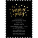 Black Surprise Party Confetti Dot Invitations Image 6 of 6